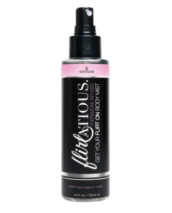 Flirtatious Pheromone Infused Body Mist - Vanilla, Sugar, & Sweet Pea - 4.2 fl.oz / 125 ml