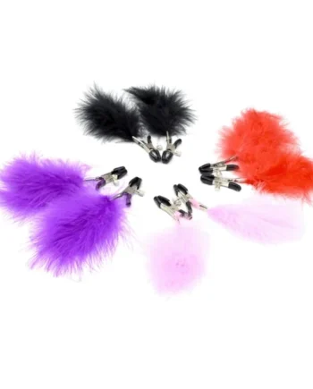 Flirty Feather Nipple Clamps