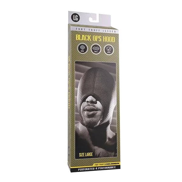 Fort Troff Black Ops Hood – Large, Black