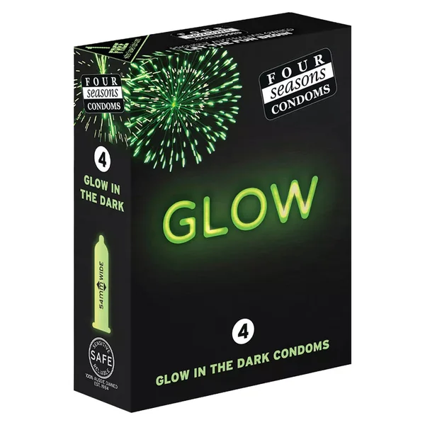 Four Seasons Glow In The Dark Latex Condoms