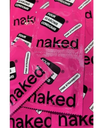 Four Seasons Naked Pink Strawberry 144 Condoms
