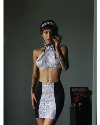 French Maid Lingerie Set Sexy Maid Costume Women