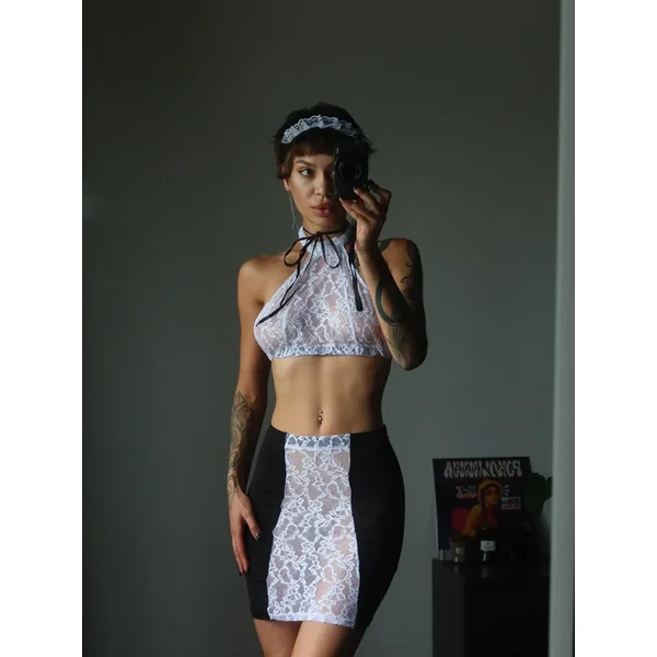 French Maid Lingerie Set Sexy Maid Costume Women