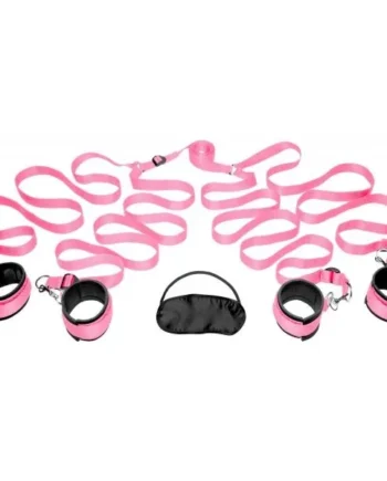 Frisky Pink Bedroom Restraint Kit