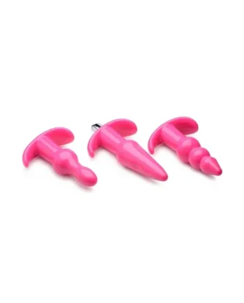 Frisky Thrill Trio Anal Plug Set – Pink