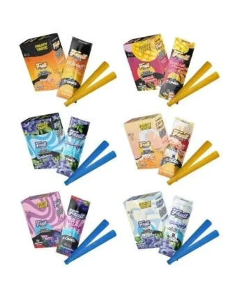 Fruit Cones Terp Wraps 10ct Display Blueberry OG