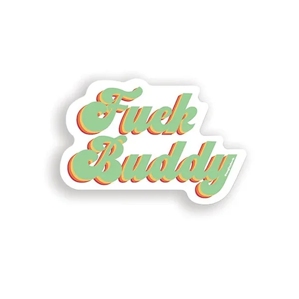 Fuck Buddy Naughty Sticker – Pack of 3