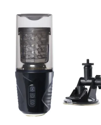 Gale - Rotating and Thrusting Male Masturbator - Black