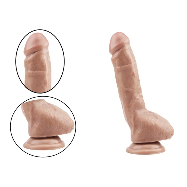 Gangster Dong Corliogne Realistic Dual Density Dildo With Suction Cup 8 Inch