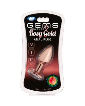 GEMS ROSY GOLD ANAL PLUG SMALL