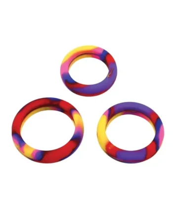 Gender Fluid® Grip Me! Silicone Tension Rings Set of 3