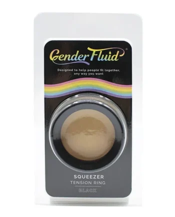 Gender Fluid Squeezer Tension Ring – Black