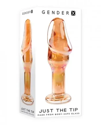 Gender X Just The Tip Glass Plug – Multi Color