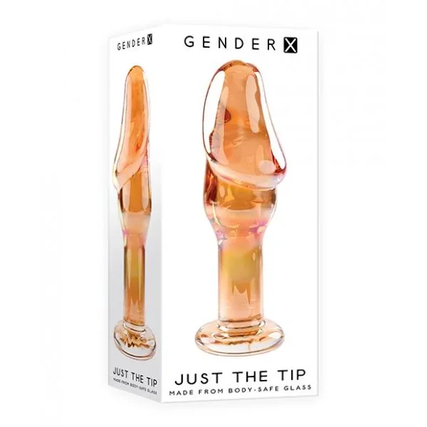 Gender X Just The Tip Glass Plug – Multi Color