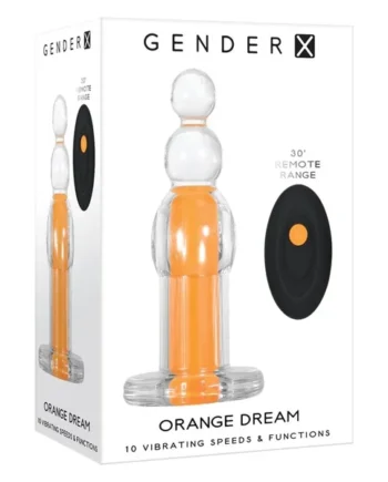 Gender X Orange Dream Vibrating Plug