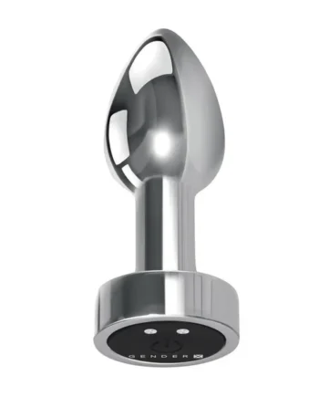 Gender X Rockin Rechargeable Metal Mini Plug – Silver