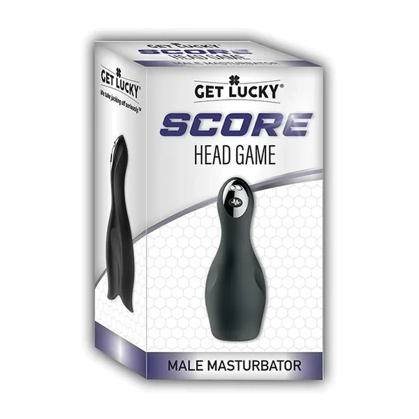 Get Lucky Score Head Game Masturbator – Black