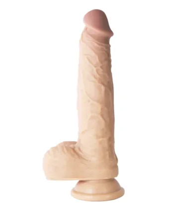Get Real Big Boy 8 inch Remote Controlled Vibrating Thrusting Heating Dildo