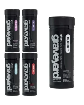 Ghost 15000mg THC-P Graveyard Blend 30ct Gummies Berry Blast