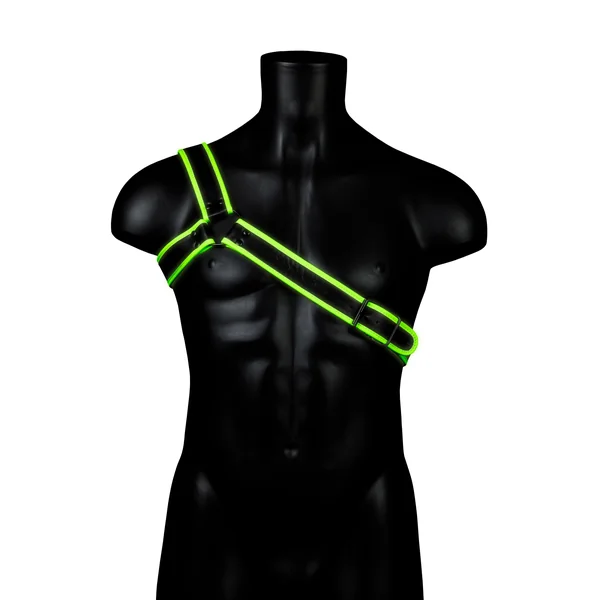 Gladiator Harness - Small/medium - Glow in the Dark