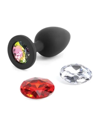 Glams XChange Round Gem Butt Plug