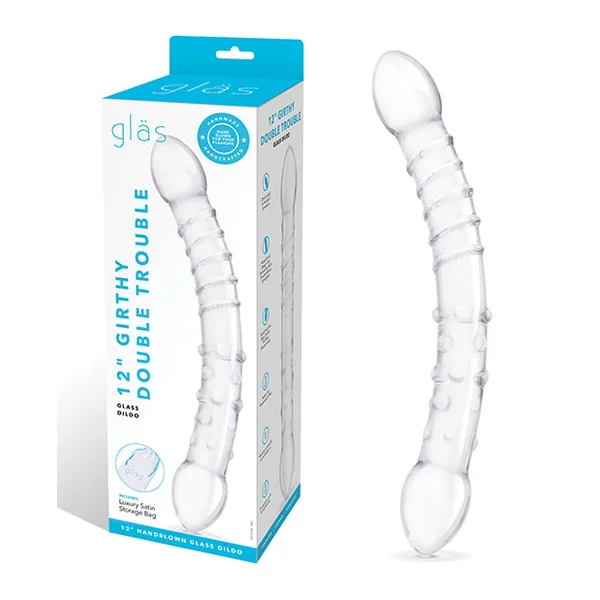 Glas 12" Double Trouble Dildo