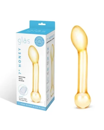 GLAS 7IN HONEY DRIPPER ANAL SLIDER