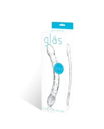 GLAS DOUBLE TROUBLE GLASS DILDO