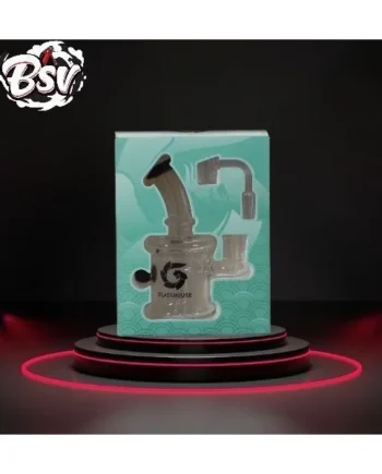 Glass House Tubular Banger Hanger Waterpipe