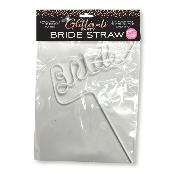 GLITTERATI BRIDE STRAW WHITE