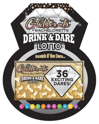 GLITTERATI DRINK & DARE LOTTO CARDS