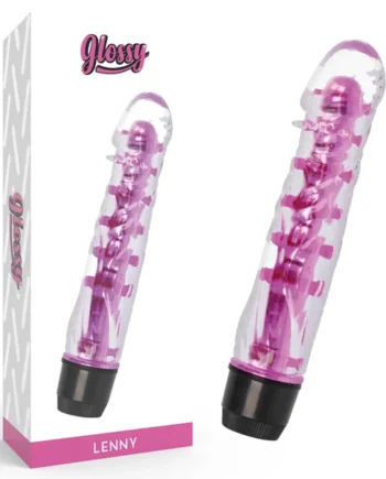GLOSSY - LENNY VIBRATOR PINK