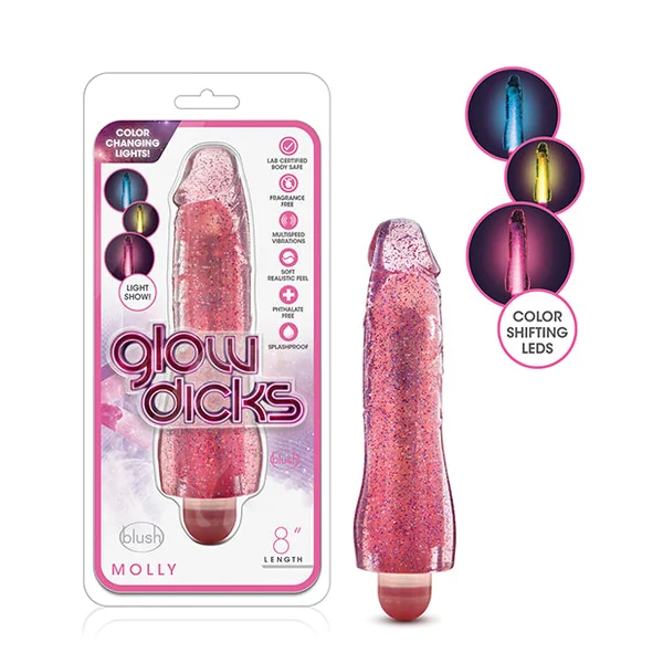 Glow Dicks Glitter Vibrator Molly