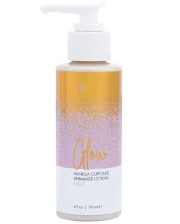 GLOW VANILLA CUPCAKE SHIMMER LOTION GOLD 4 FL OZ