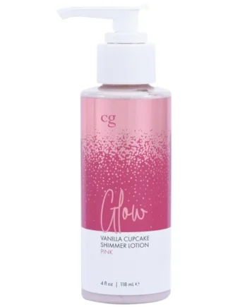 GLOW VANILLA CUPCAKE SHIMMER LOTION PINK 4 FL OZ