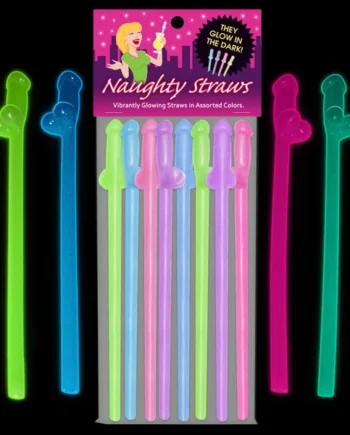 GLOWING NAUGHTY STRAWS