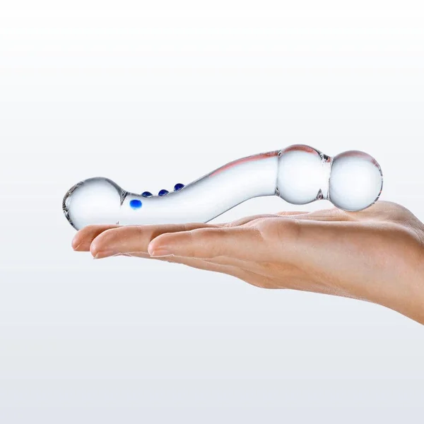 Gläs Curved G-Spot 6" Glass Dildo