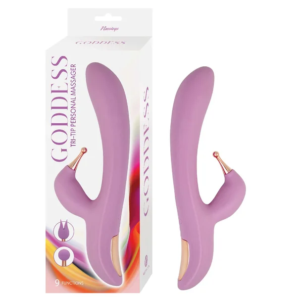 GODDESS TRI-TIP PERSONAL MASSAGER – LAVENDER