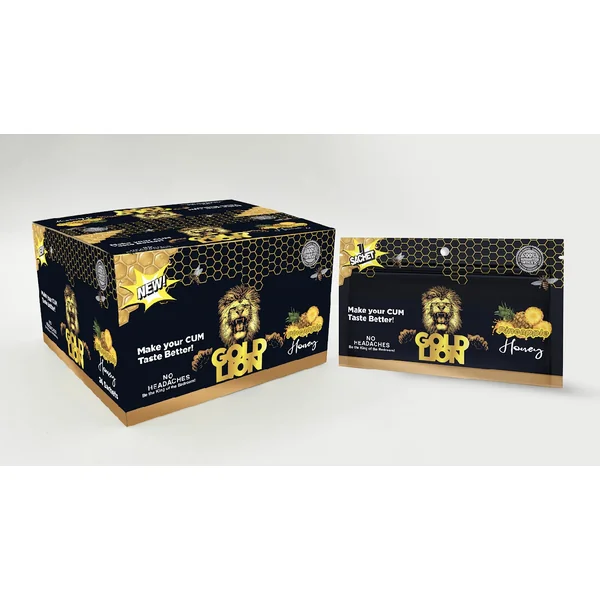 GOLD LION HONEY PINEAPPLE 24 PC DISPLAY (NET)