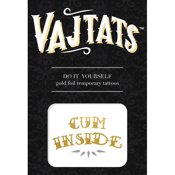 GOLD TATTOO CUM INSIDE