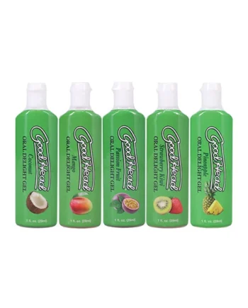 Good Head 5 Pack Oral Delight Gel-Tropical Fruits