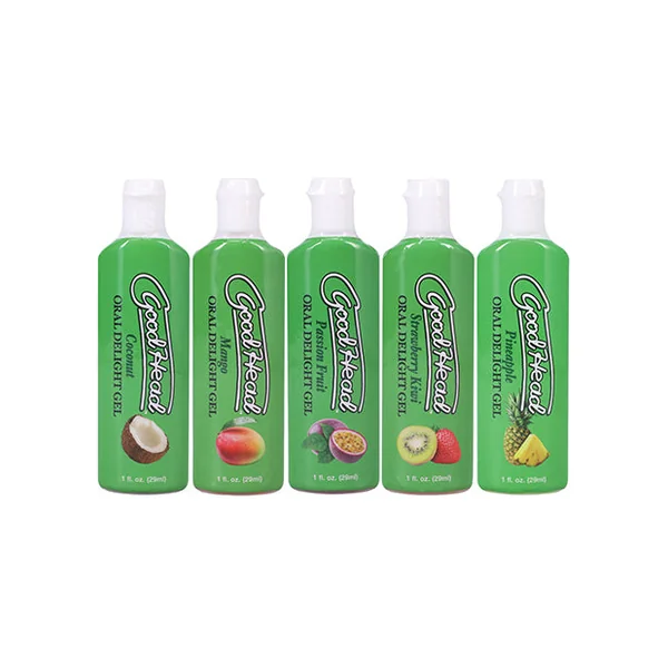 Good Head 5 Pack Oral Delight Gel-Tropical Fruits