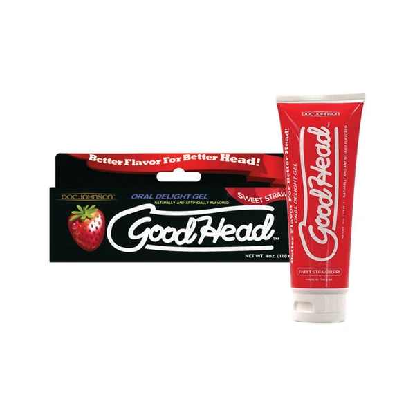 Good Head Oral Gel - 4 Oz Sweet Strawberry