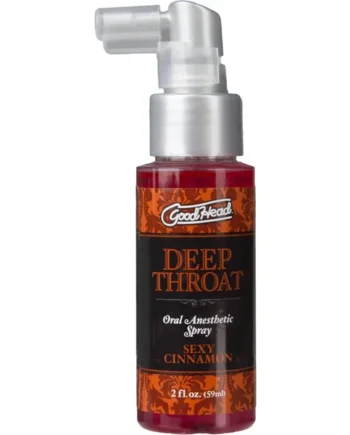 GoodHead Deep Throat Oral Anesthetic Spray Sexy Cinnamon 2oz