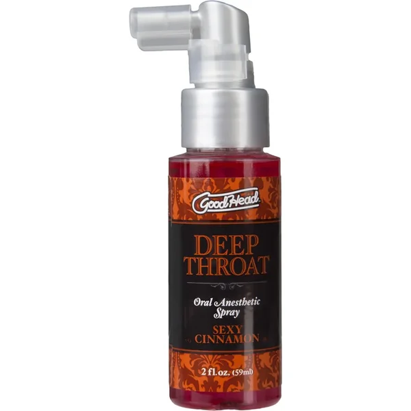 GoodHead Deep Throat Oral Anesthetic Spray Sexy Cinnamon 2oz