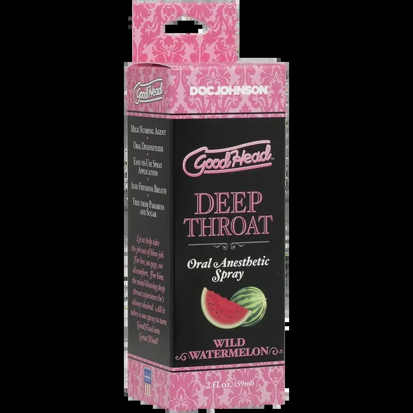 GoodHead – Deep Throat Spray – Wild Watermelon – 2 oz
