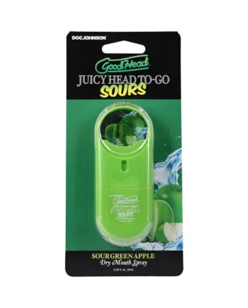 GoodHead Juicy Head Dry Mouth Spray To-Go Sour Green Apple 0.3 oz.