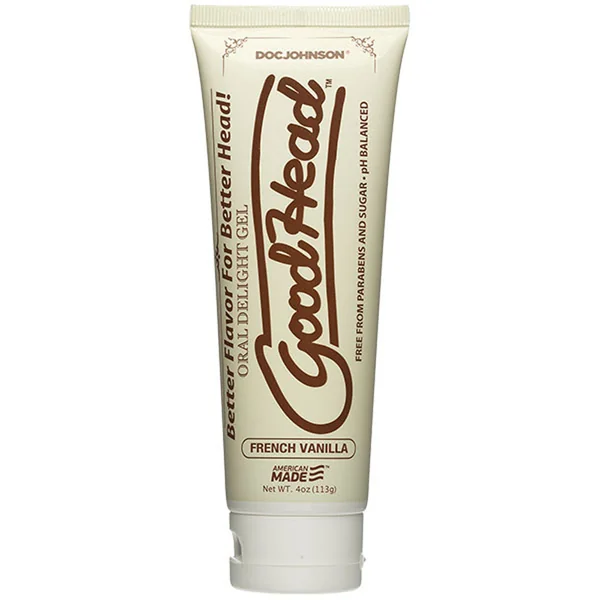 Goodhead - Oral Delight Gel - 4 Oz Tube - French Vanilla