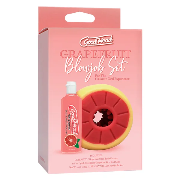 GoodHead™ Oral Sex Grapefruit BJ Kit by Doc Johnson