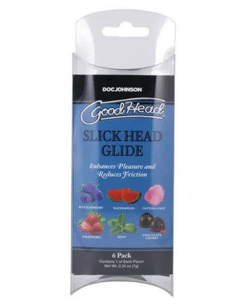 GoodHead Slick Head Glide - 0.24oz 6 Pack